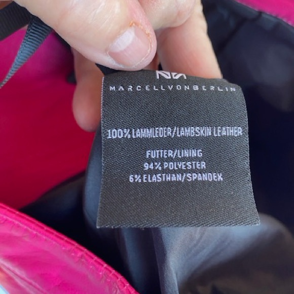 Marcell Von Berlin Pink Leather Pants - Picture 7 of 7